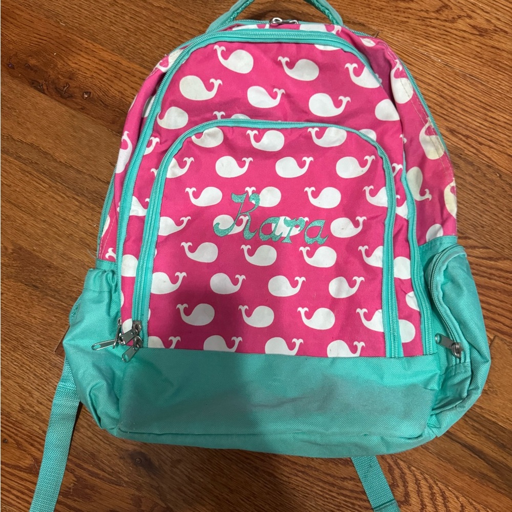 Pink and Teal Kids Backpack